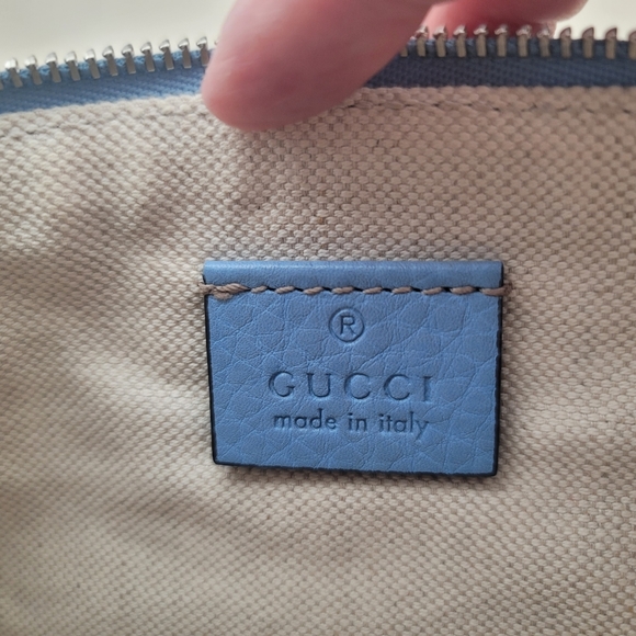 Authentic Gucci powder blue wristlet - Picture 6 of 8